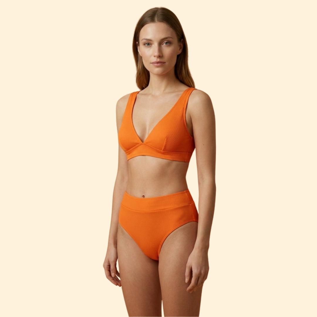 Women's V-Neck Bikini Set