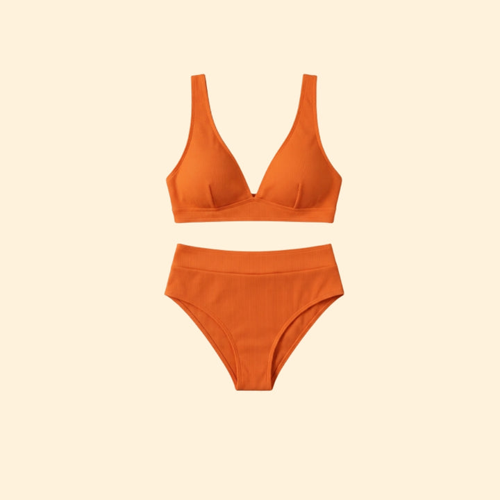 Women's V-Neck Bikini Set