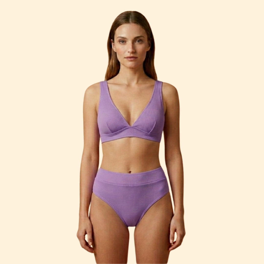 Women's V-Neck Bikini Set