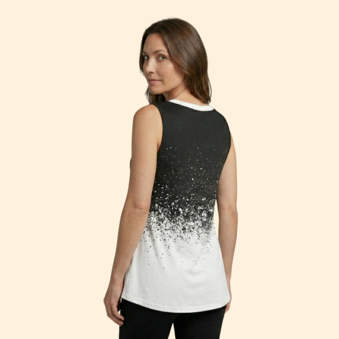 Women's V-Neck Button Tank