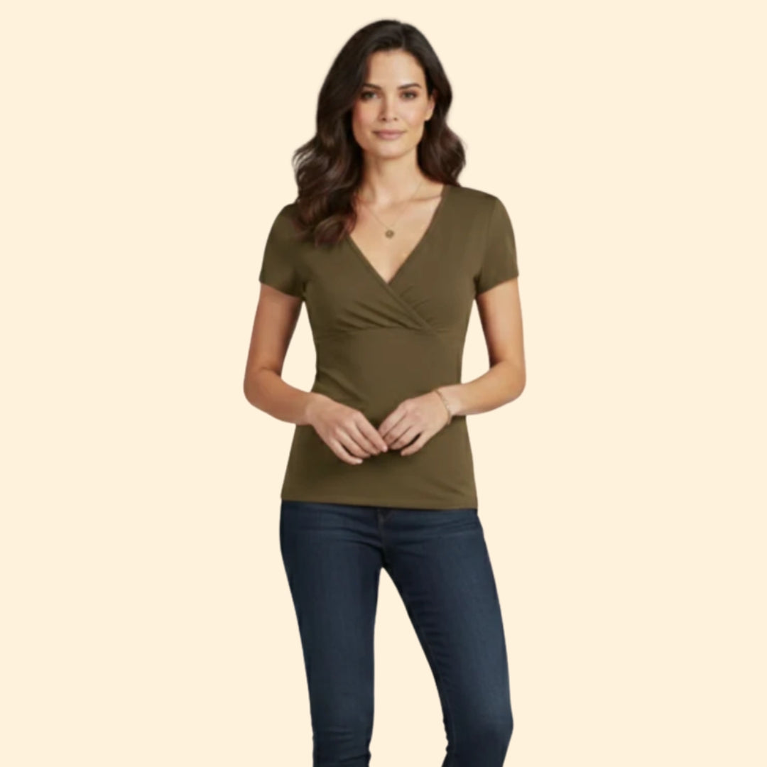 Women's V-Neck Fitted Tee