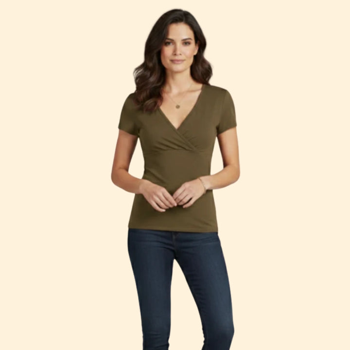 Women's V-Neck Fitted Tee