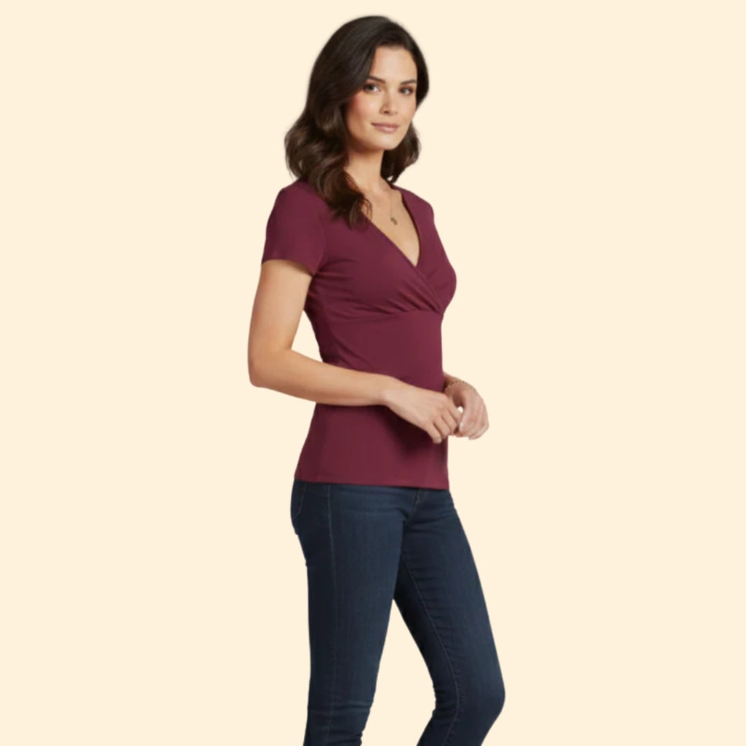 Women's V-Neck Fitted Tee
