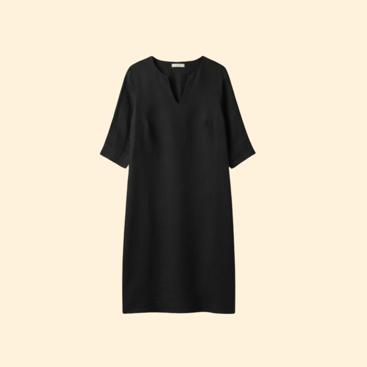 Women's V-Neck Knee-Length Dress