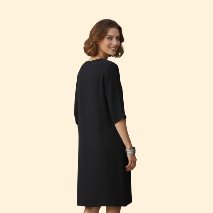 Women's V-Neck Knee-Length Dress