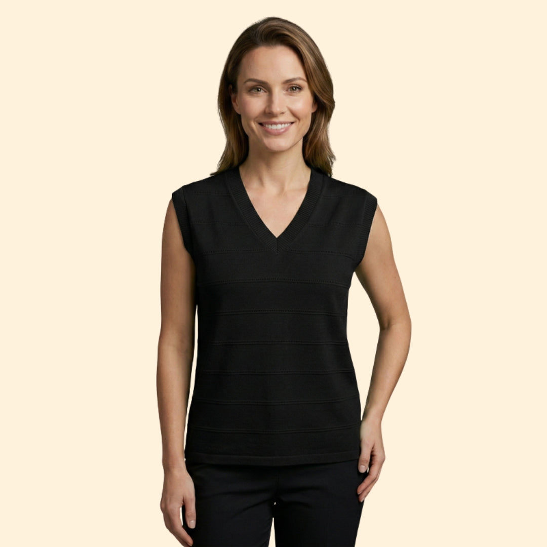Women's V-Neck Knit Top