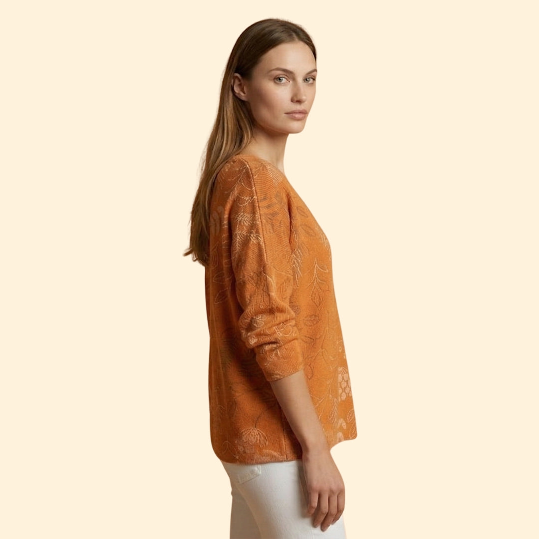 Women's V-Neck Loose Top