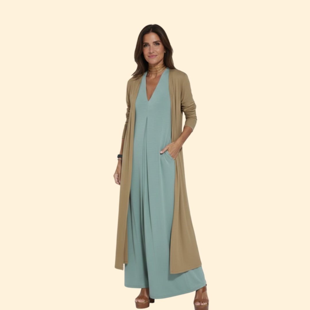 Women's V-Neck Maxi Dress