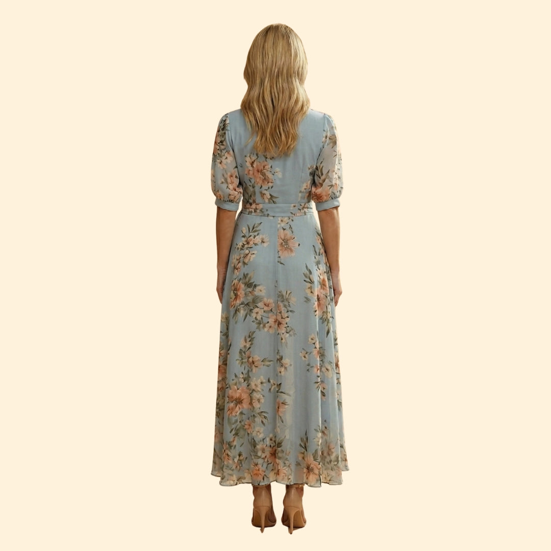 Women's V-Neck Maxi Dress
