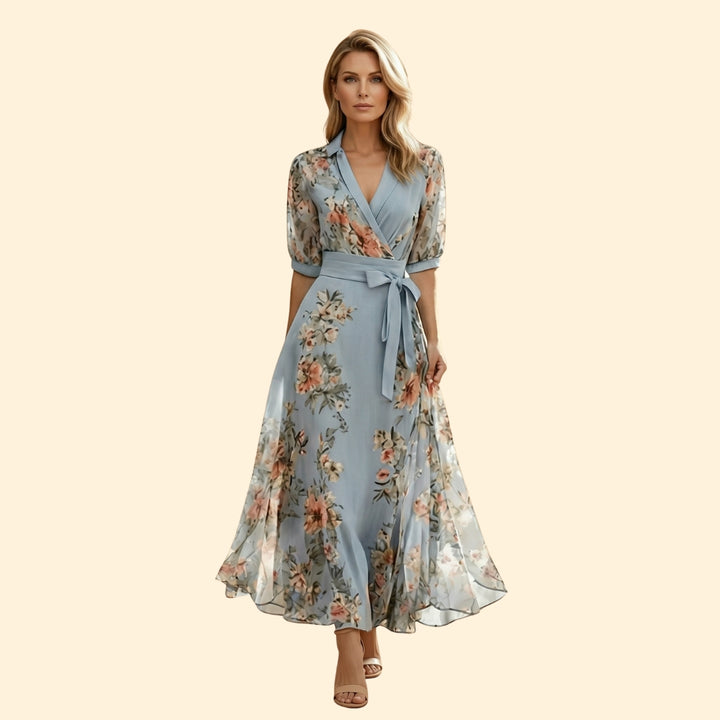 Women's V-Neck Maxi Dress