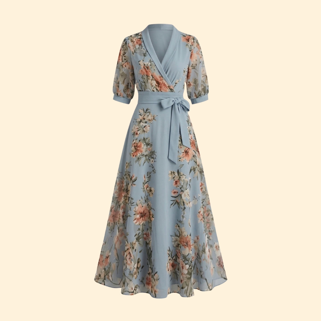 Women's V-Neck Maxi Dress
