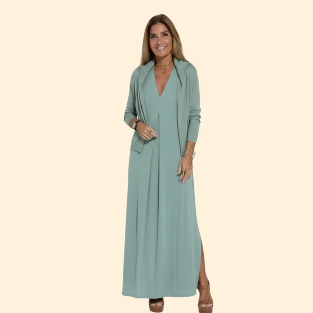 Women's V-Neck Maxi Dress