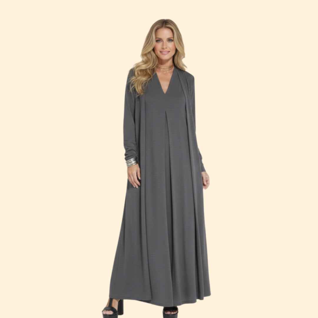 Women's V-Neck Maxi Dress