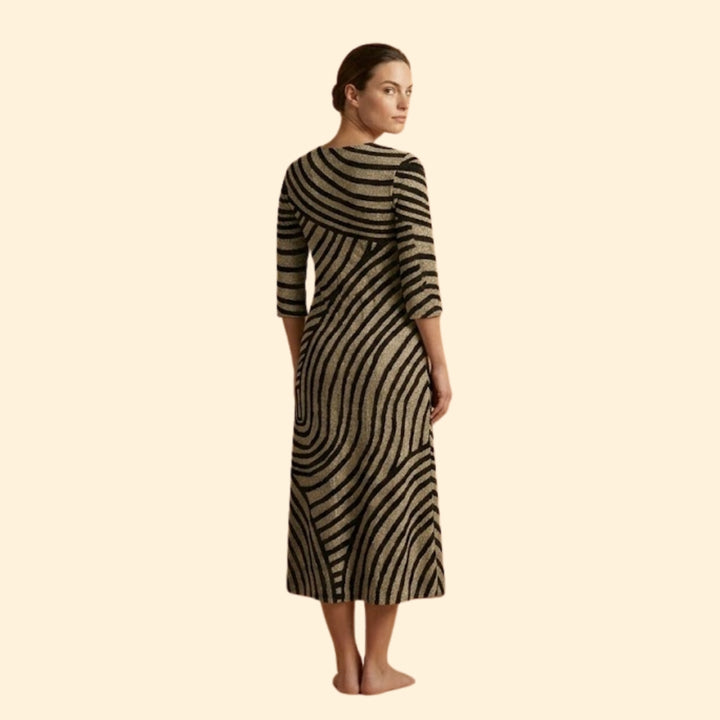 Women's V-Neck Pocket Dress