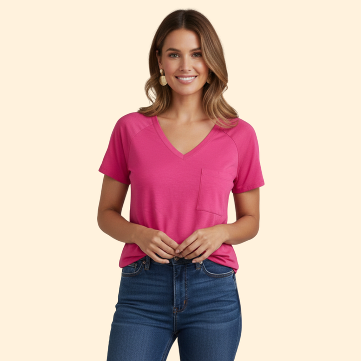Women’s V-Neck Pocket T-Shirt