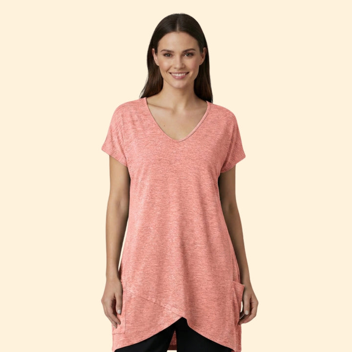Women's V-Neck Pocket Top