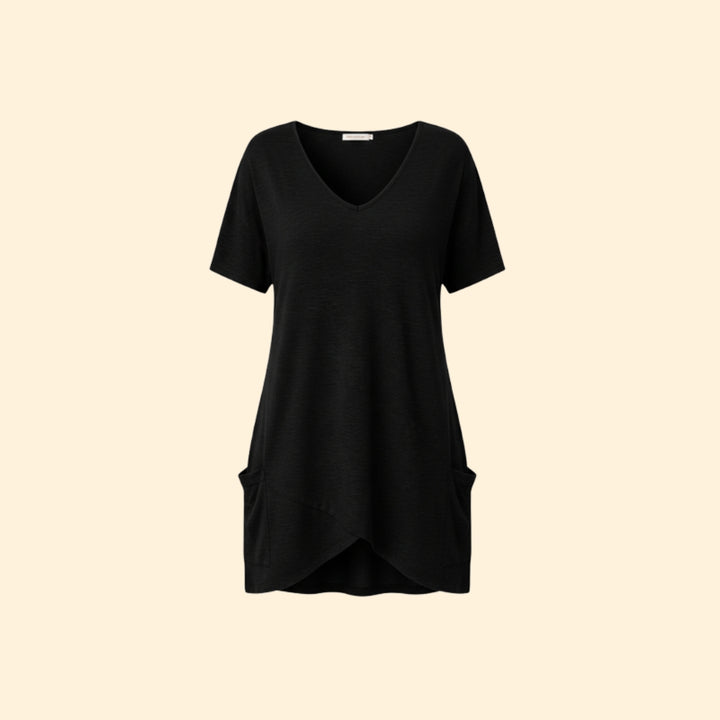 Women's V-Neck Pocket Top