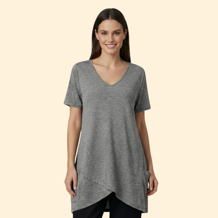 Women's V-Neck Pocket Top