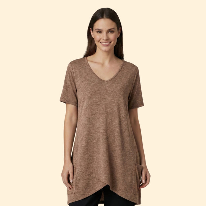 Women's V-Neck Pocket Top