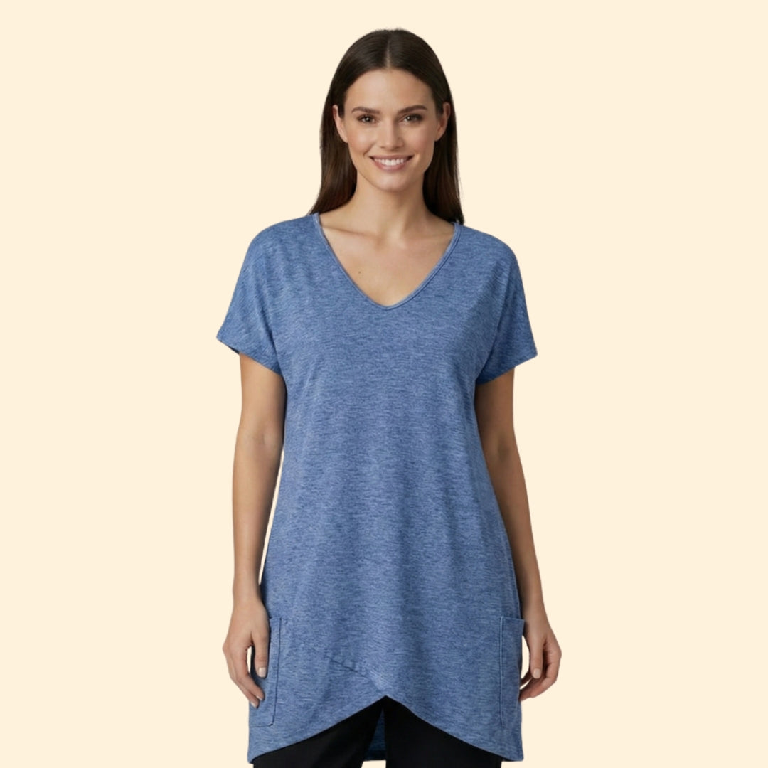 Women's V-Neck Pocket Top
