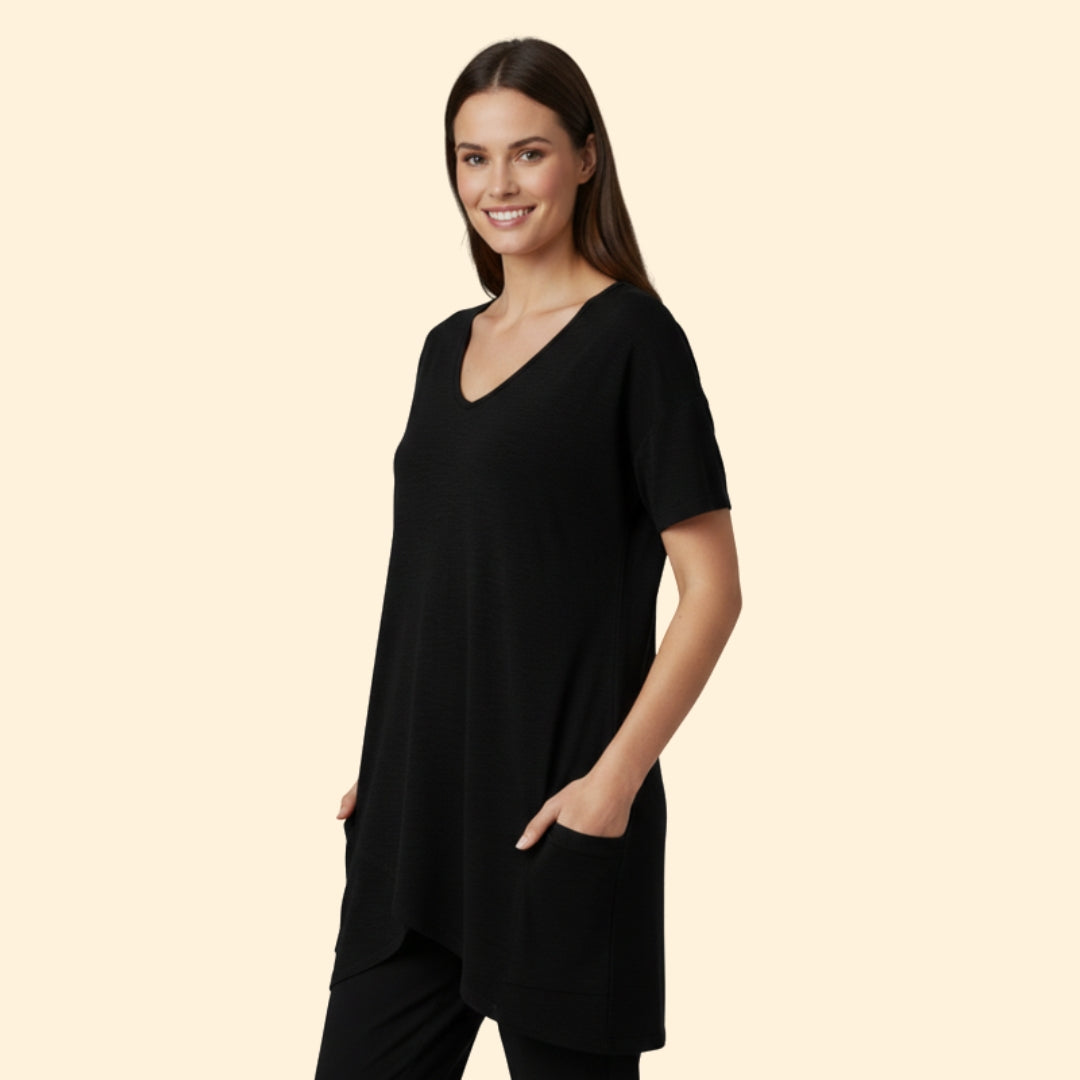 Women's V-Neck Pocket Top