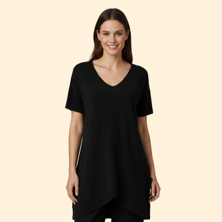 Women's V-Neck Pocket Top