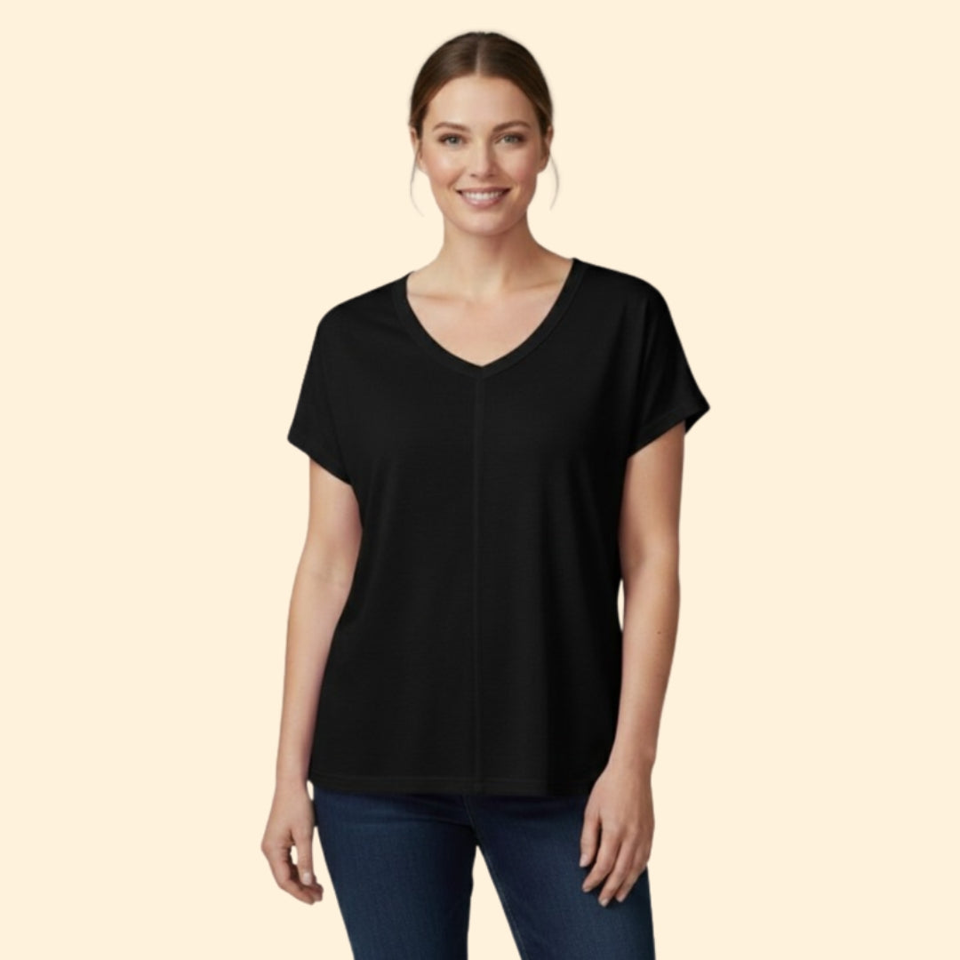 Women's V-Neck Relaxed Tee