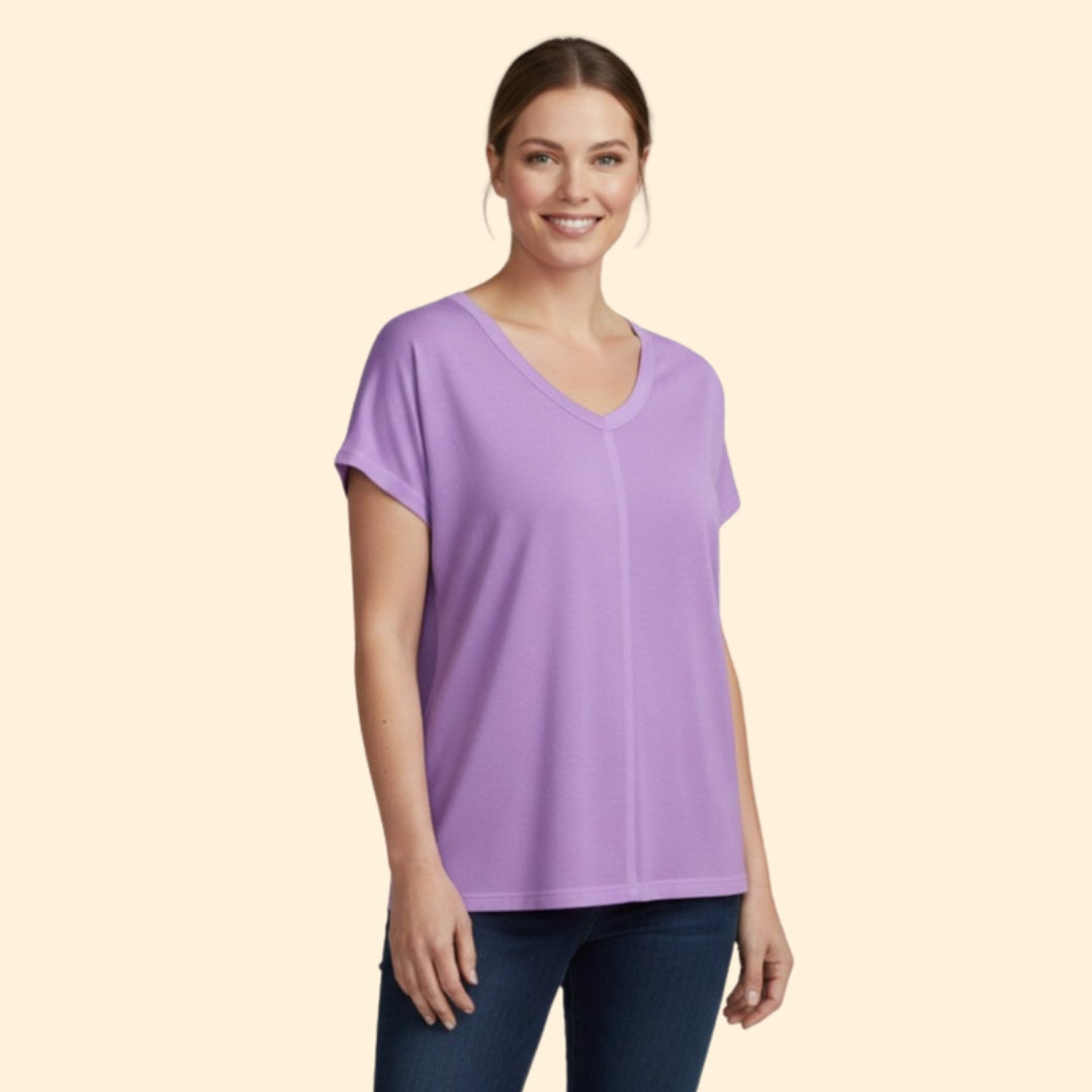 Women's V-Neck Relaxed Tee