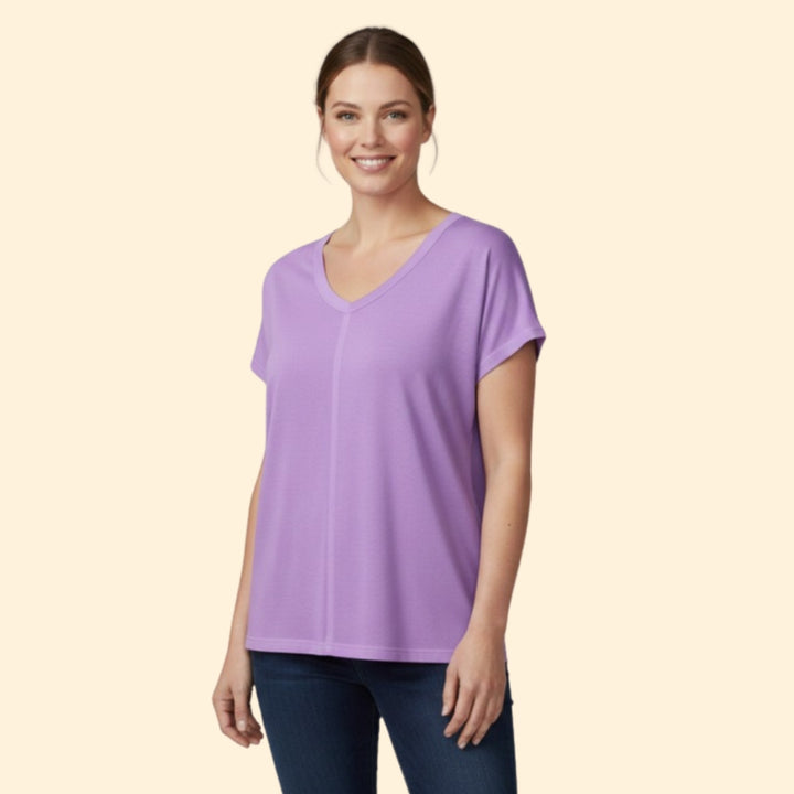 Women's V-Neck Relaxed Tee