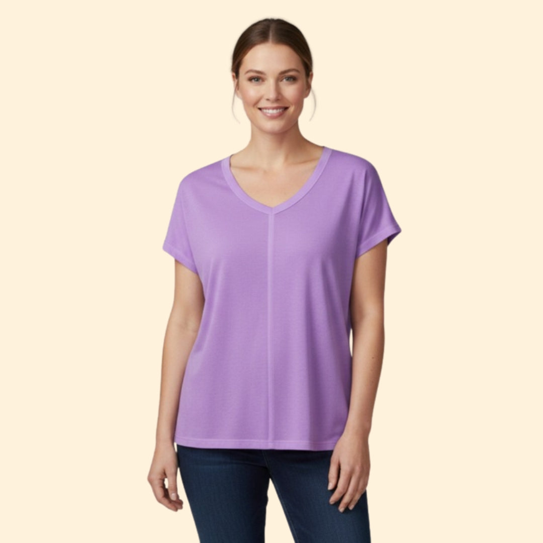 Women's V-Neck Relaxed Tee