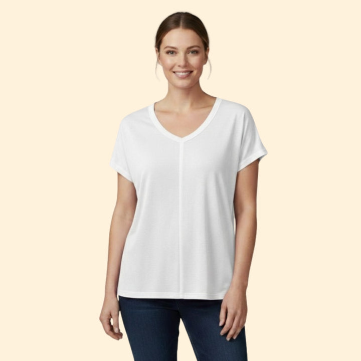 Women's V-Neck Relaxed Tee