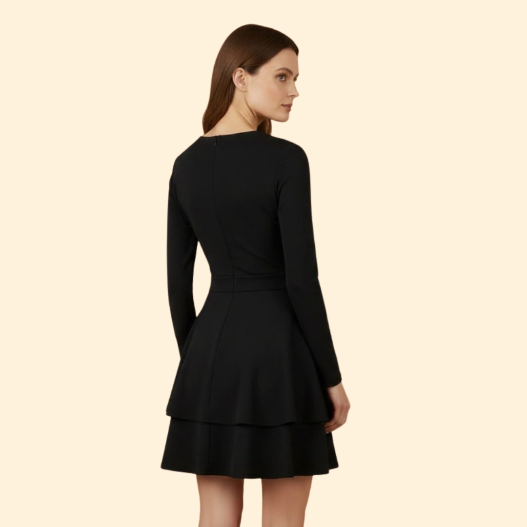 Women’s V-neck Flared Dress