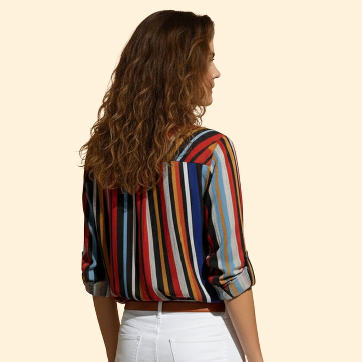 Women's Vibrant Floral Button Shirt