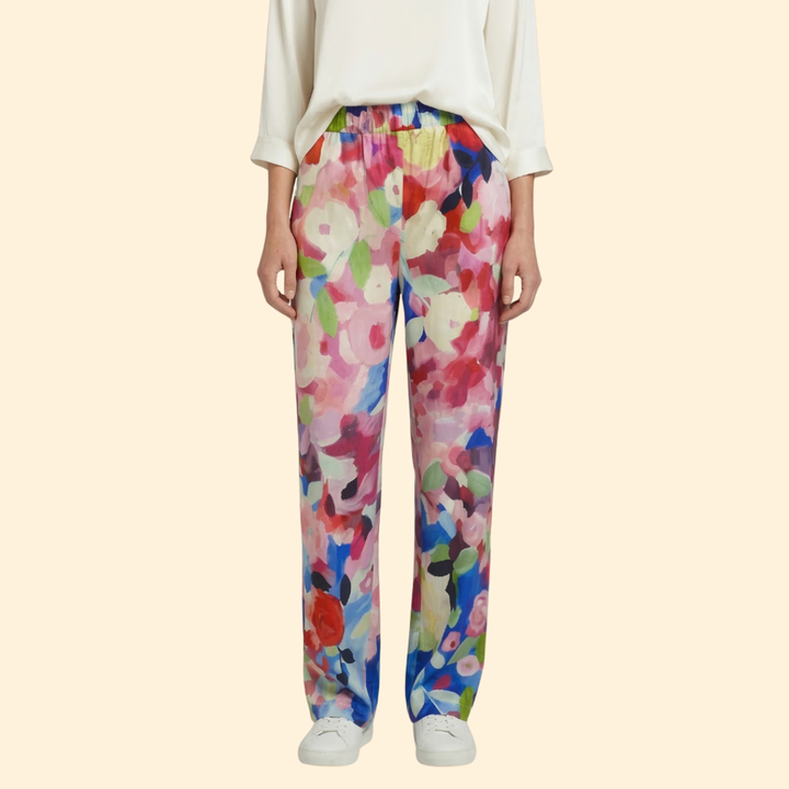 Women's Vibrant Floral Trousers