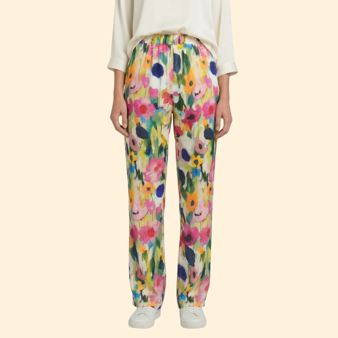 Women's Vibrant Floral Trousers