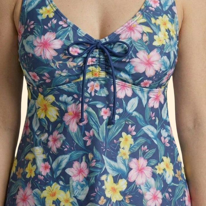 Women's Vibrant Print Tankini Set