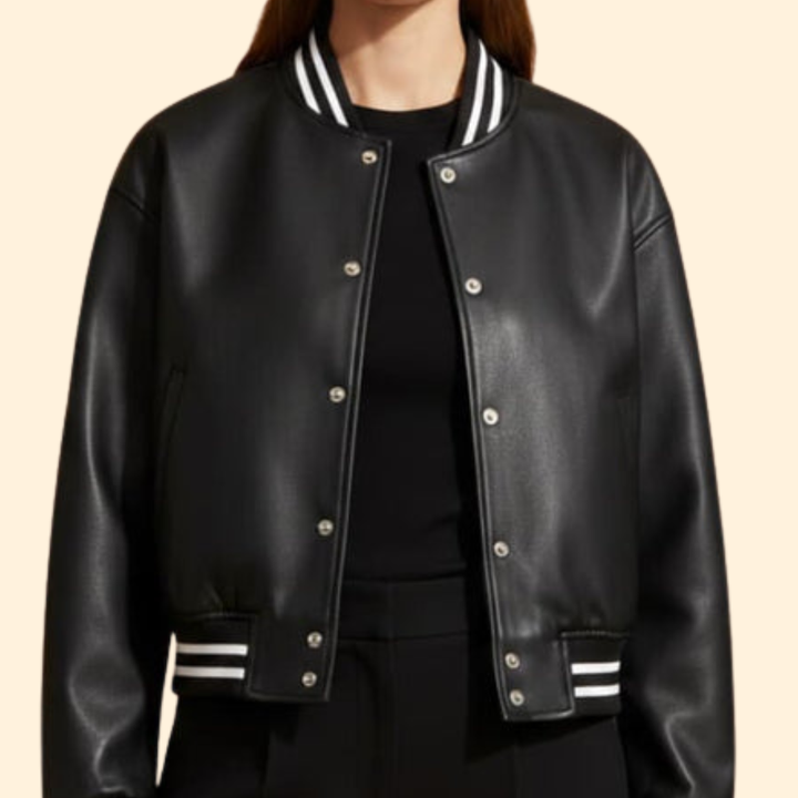 Women’s Vintage Cropped Bomber Jacket