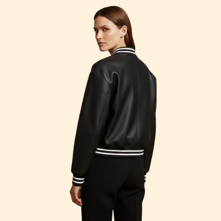 Women’s Vintage Cropped Bomber Jacket