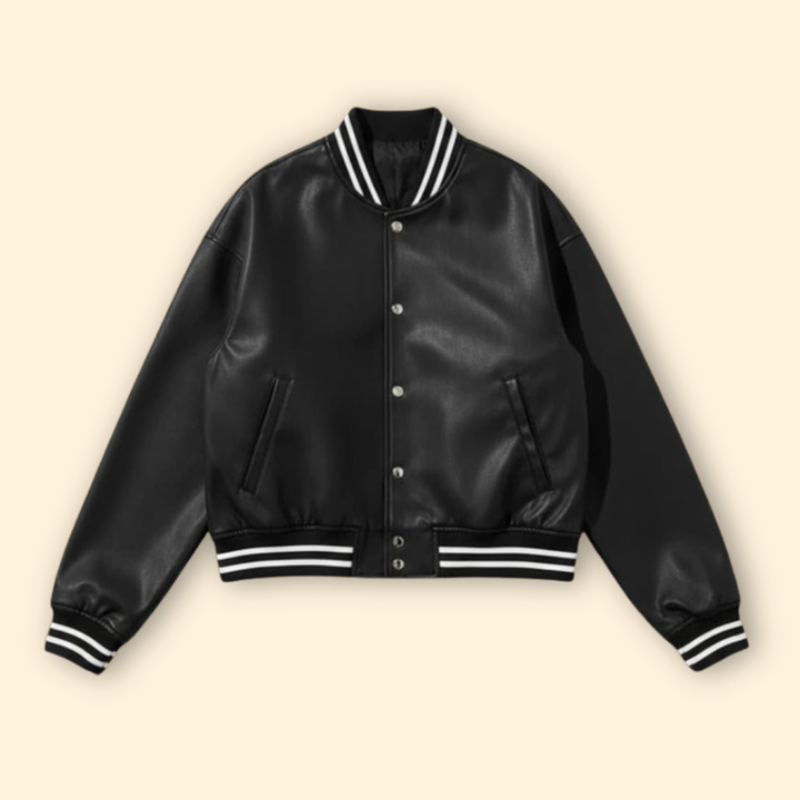 Women’s Vintage Cropped Bomber Jacket