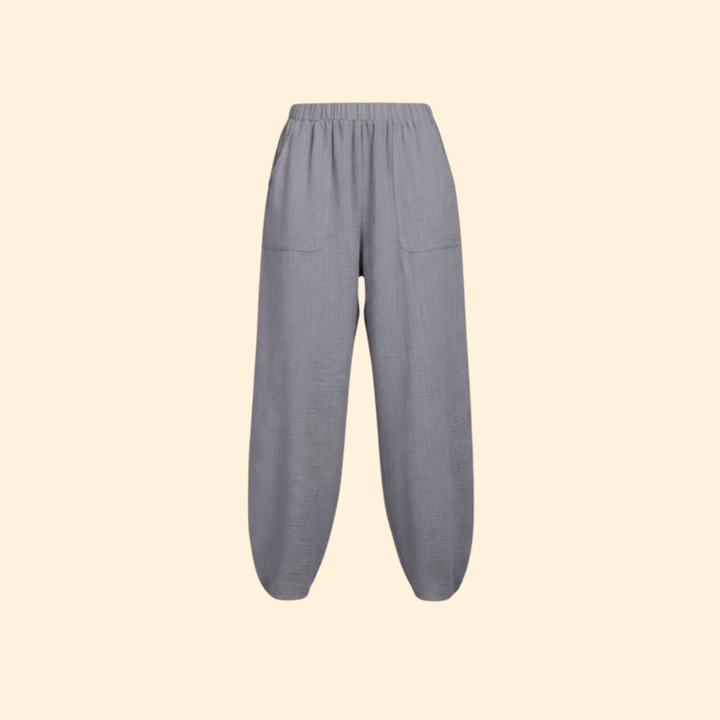 Women's Wide-Leg Palazzo Trousers with Pockets