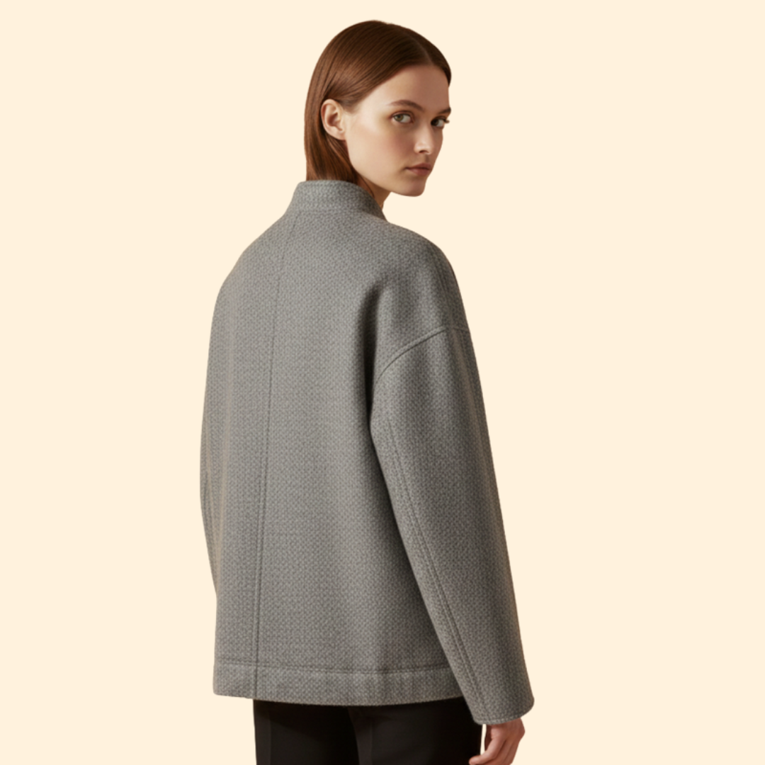Women’s Wool Blend Bomber Jacket