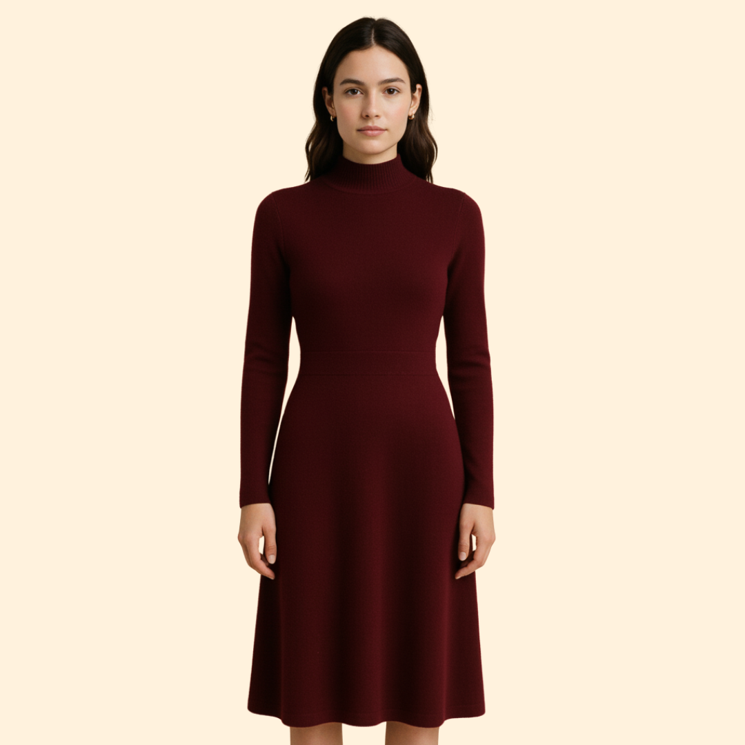 Women’s Midi Dress Long Sleeve