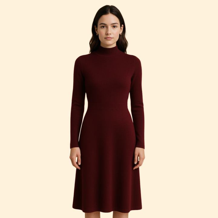 Women’s Midi Dress Long Sleeve