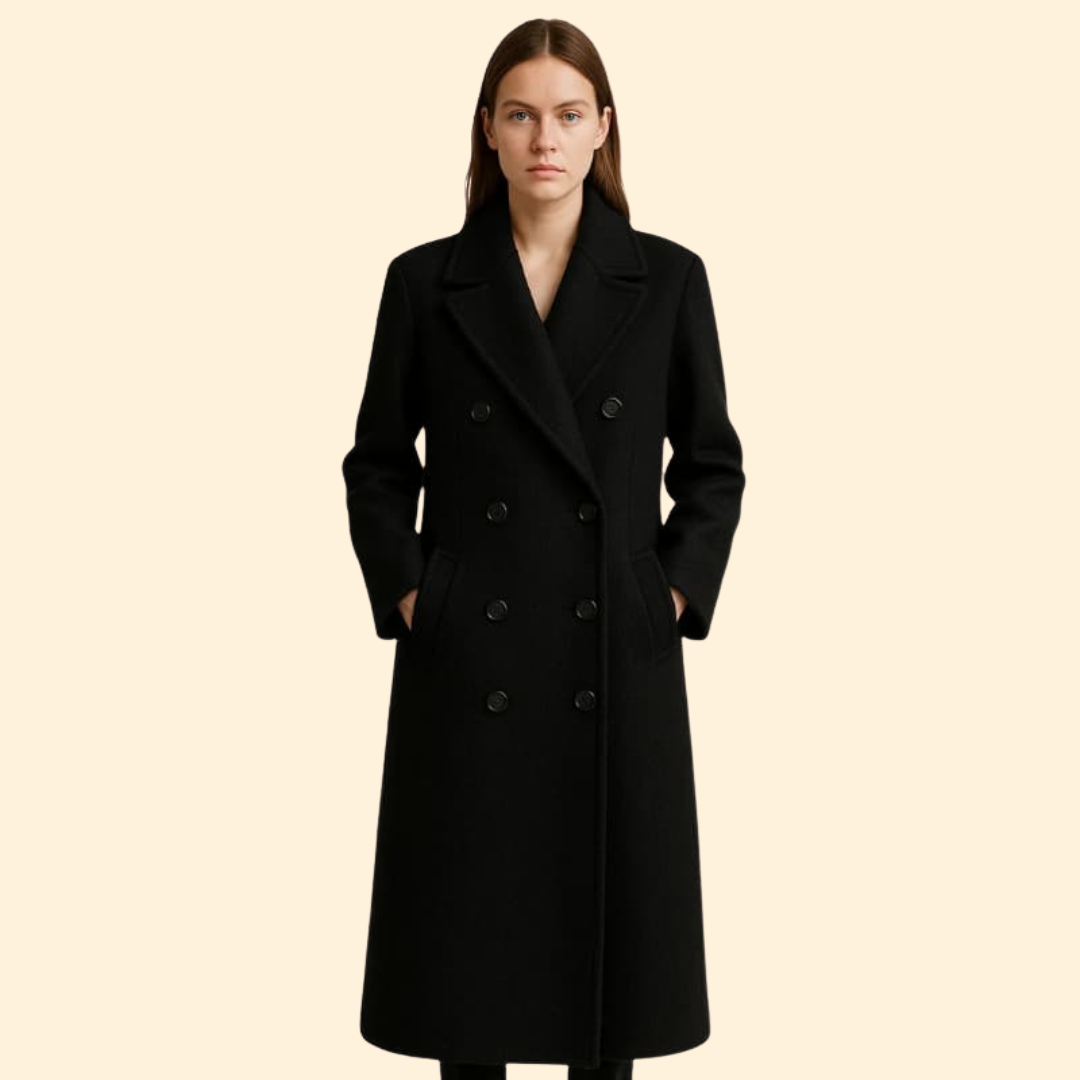 Women’s Overcoat Button Closure