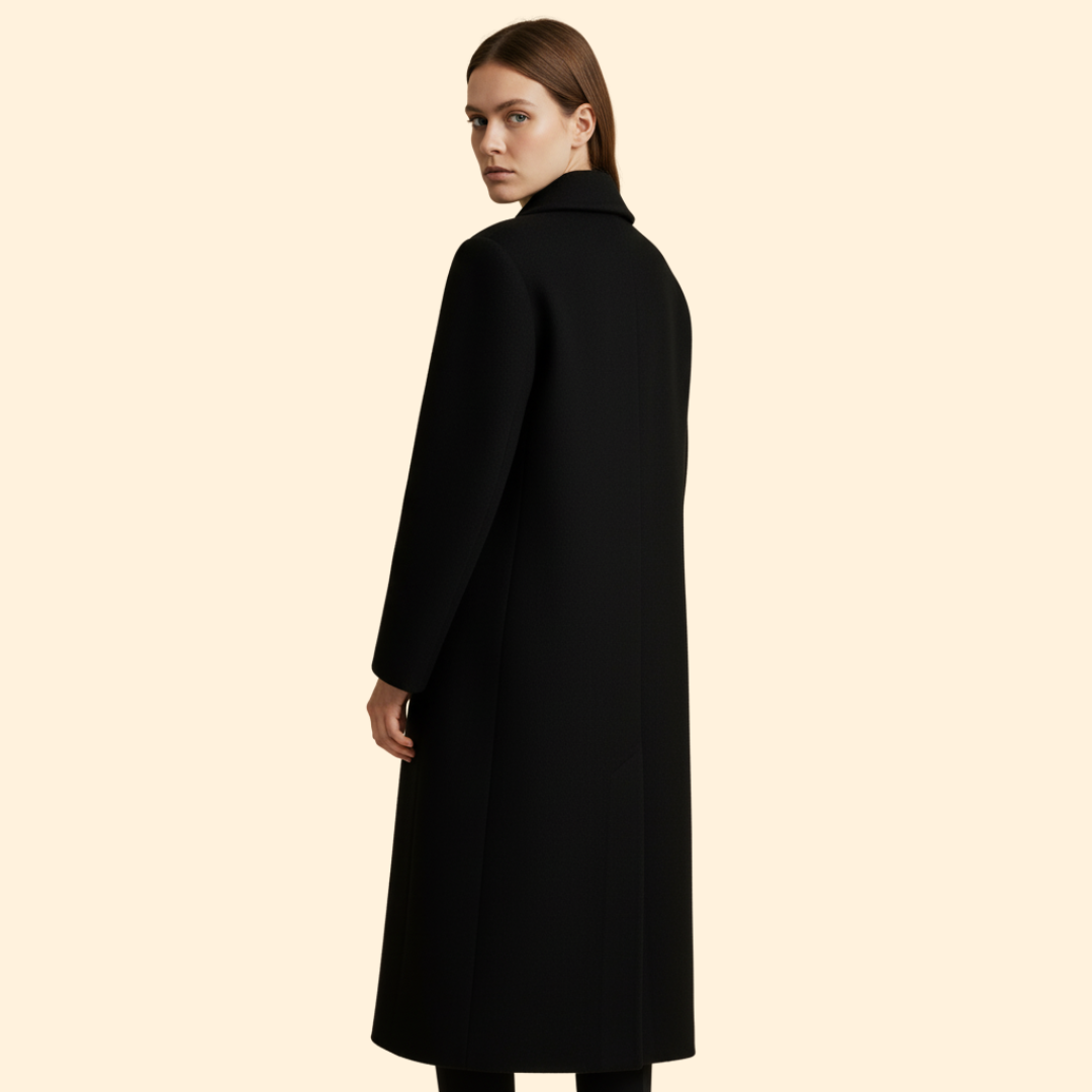Women’s Overcoat Button Closure