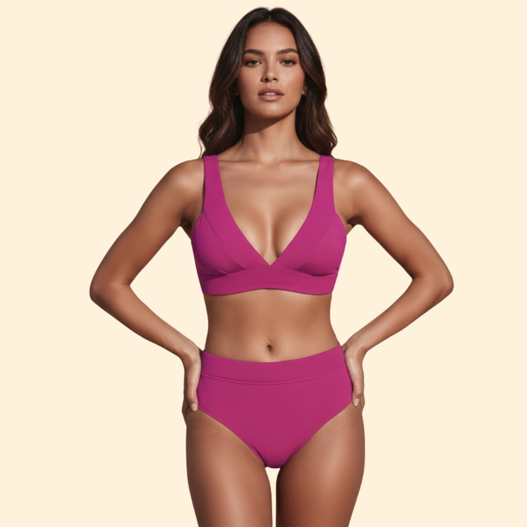 Women's Wrap-Style Bikini Set