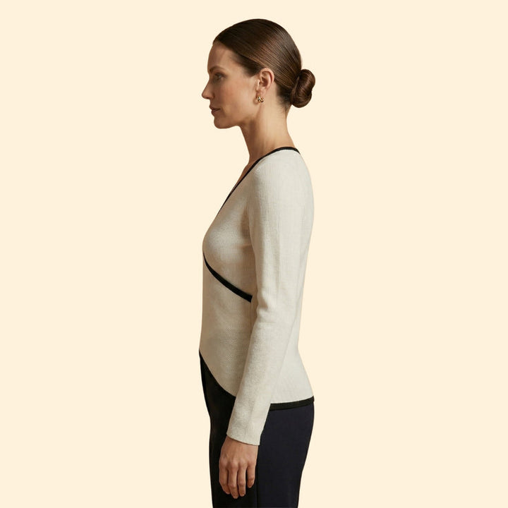 Women's Wrap Knit Top