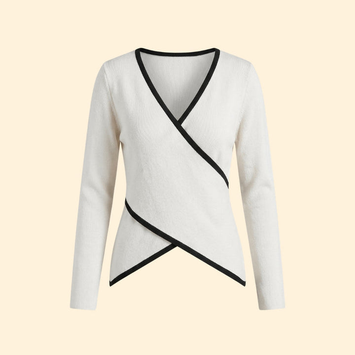Women's Wrap Knit Top