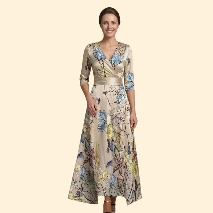 Women's Wrap Midi Dress