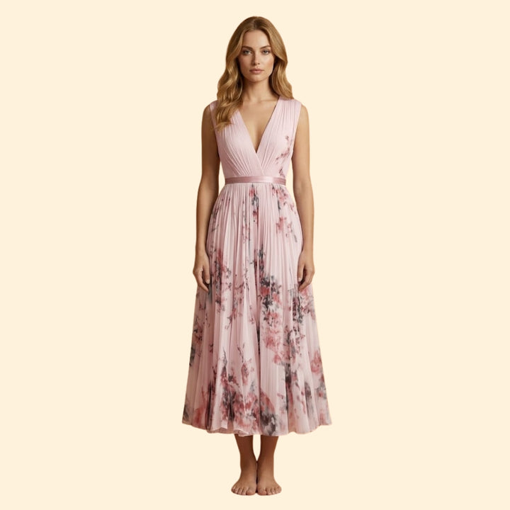Women's Wrap V-Neck Dress